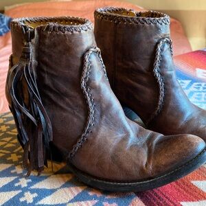 Old Gringo ⚡️ Adela Brown Leather Booties 8.5